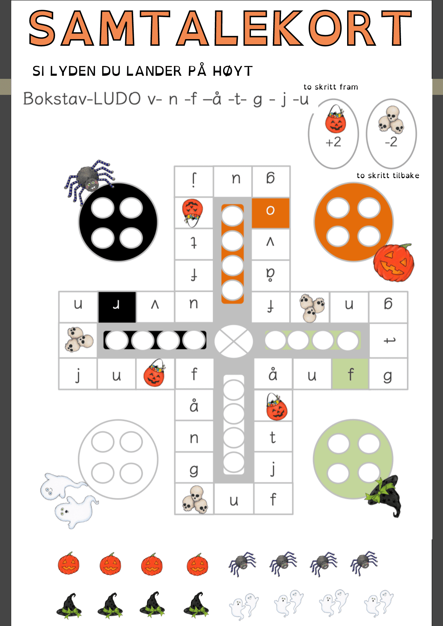 Samtalekort 6 – lekseark 1.trinn BM/NN