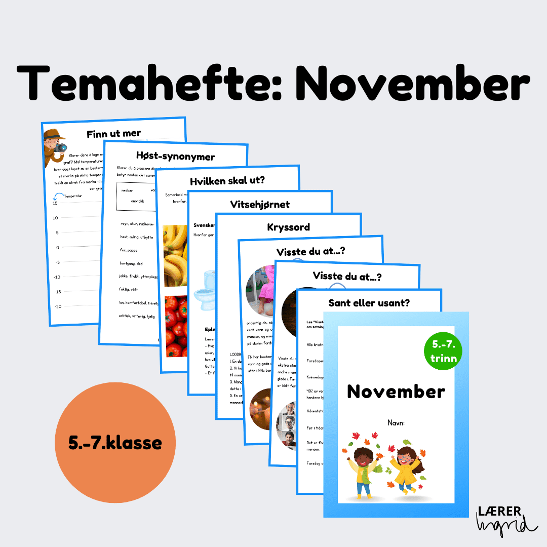 Temahefte: November 2023 5.-7.trinn BM+NN