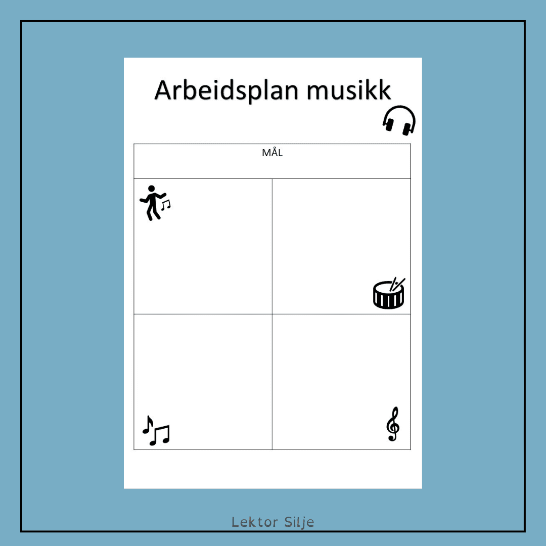 Arbeidsplan musikk