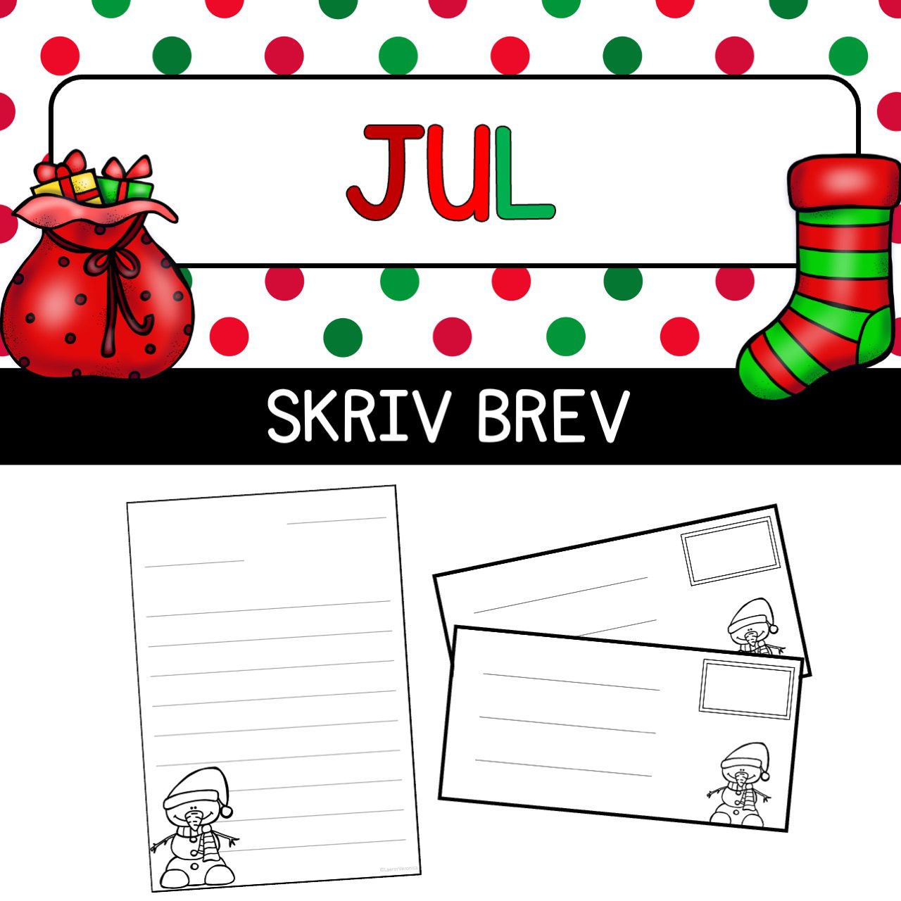 Skriv brev – Jul