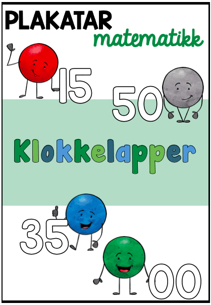 Klokka – lappar til analog klokke