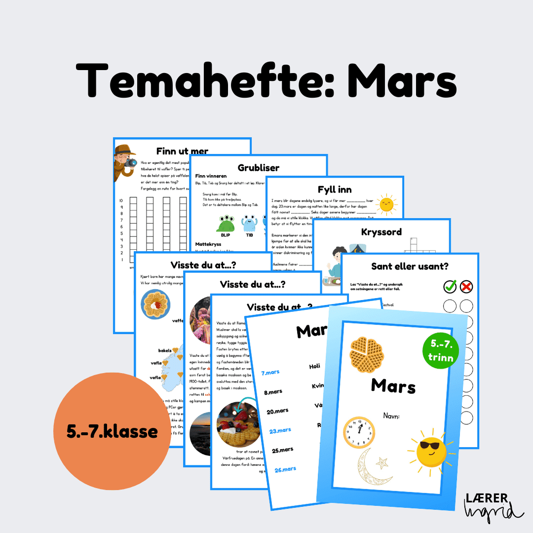 Temahefte: Mars 2023 (BM)