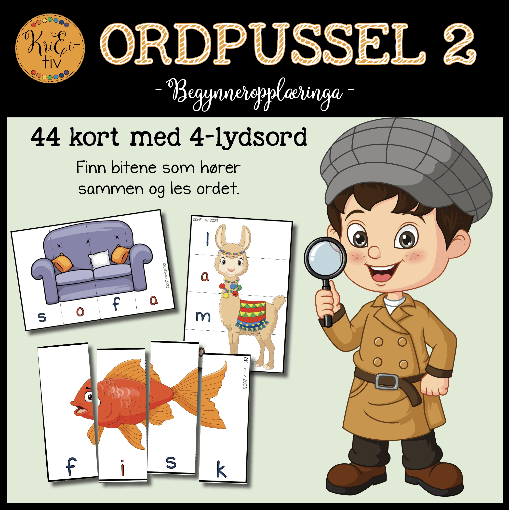 Ordpussel 4-lydsord