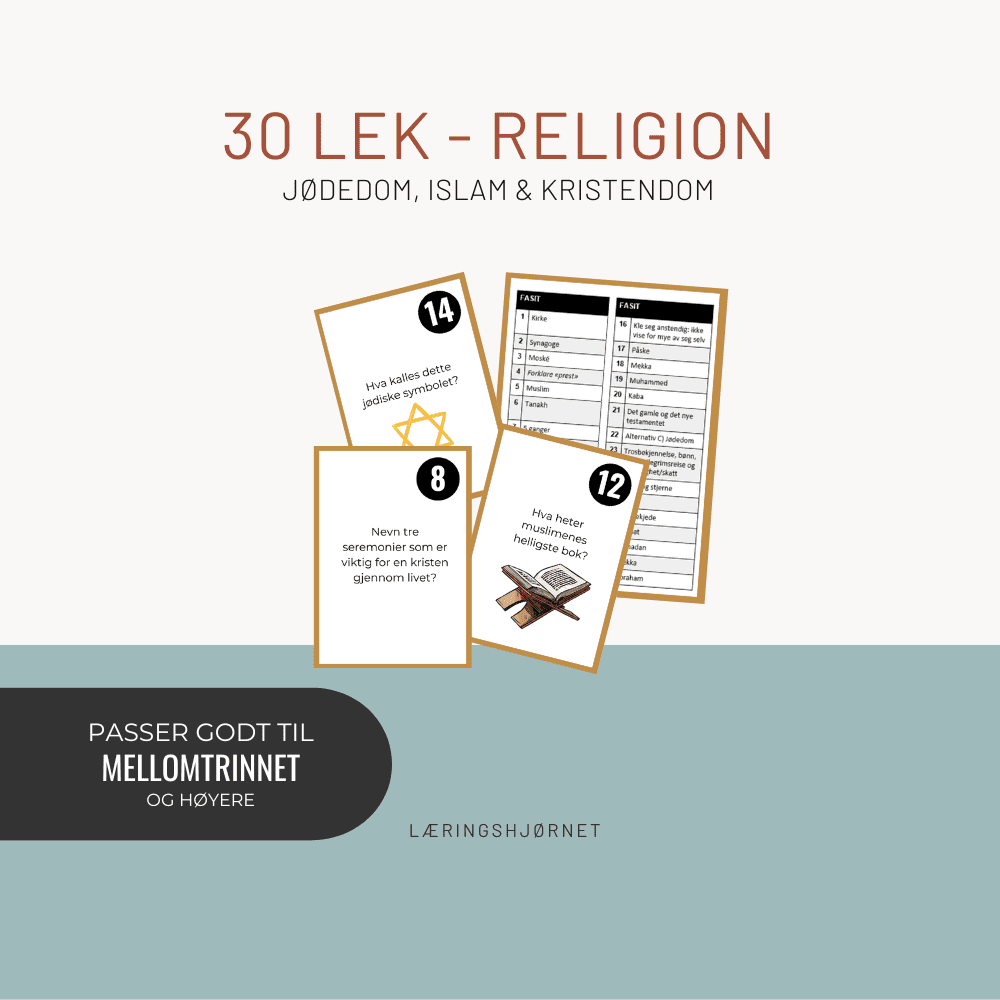 30 lek J dedom Islam Og Kristendom 30 lek J dedom Islam Og Kristendom