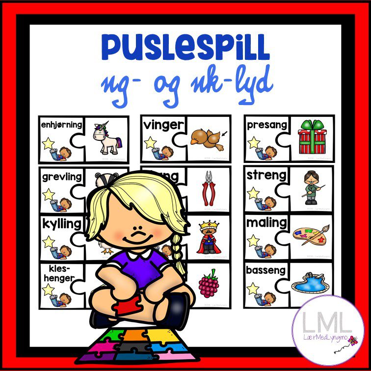 Puslespill Ng- og nk-lyd