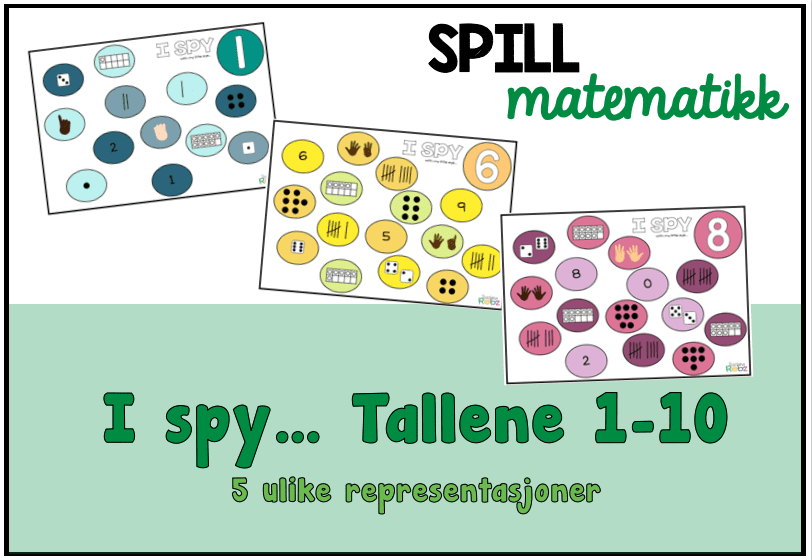 I spy.. Tallene 1-10 – NN og BM