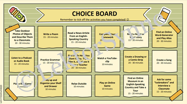 “Choice Board”