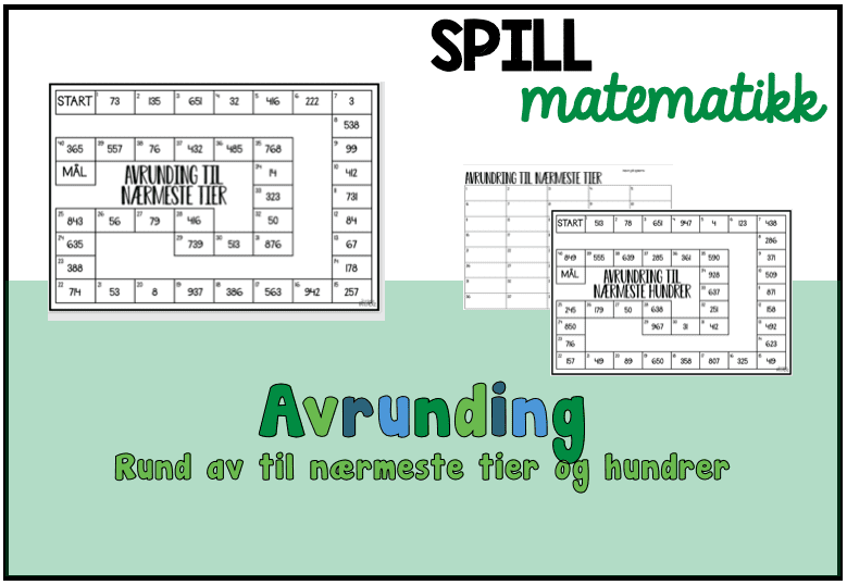 Avrunding – Brettspill NN og BM