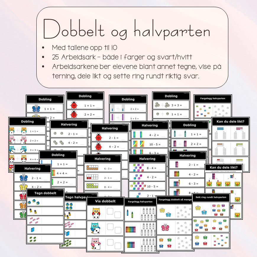 Dobbelt og halvparten