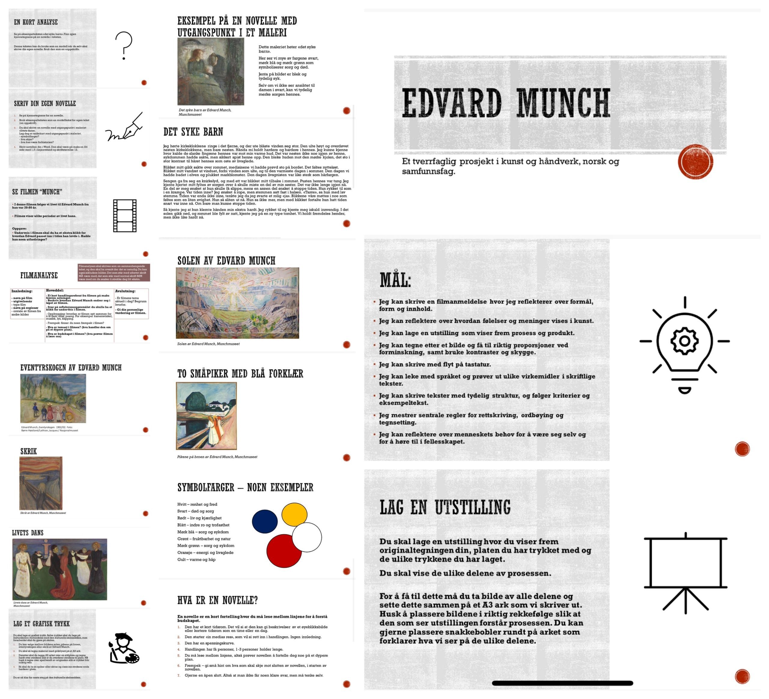 Et prosjekt om Edvard Munch
