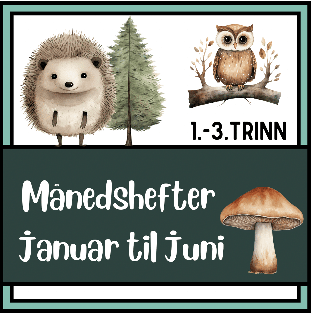 Månedshefter januar til juni 1.-3.trinn