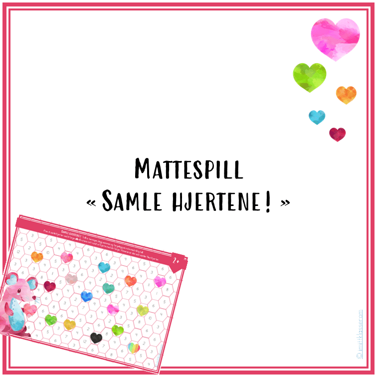 Mattespill – Samle hjertene!