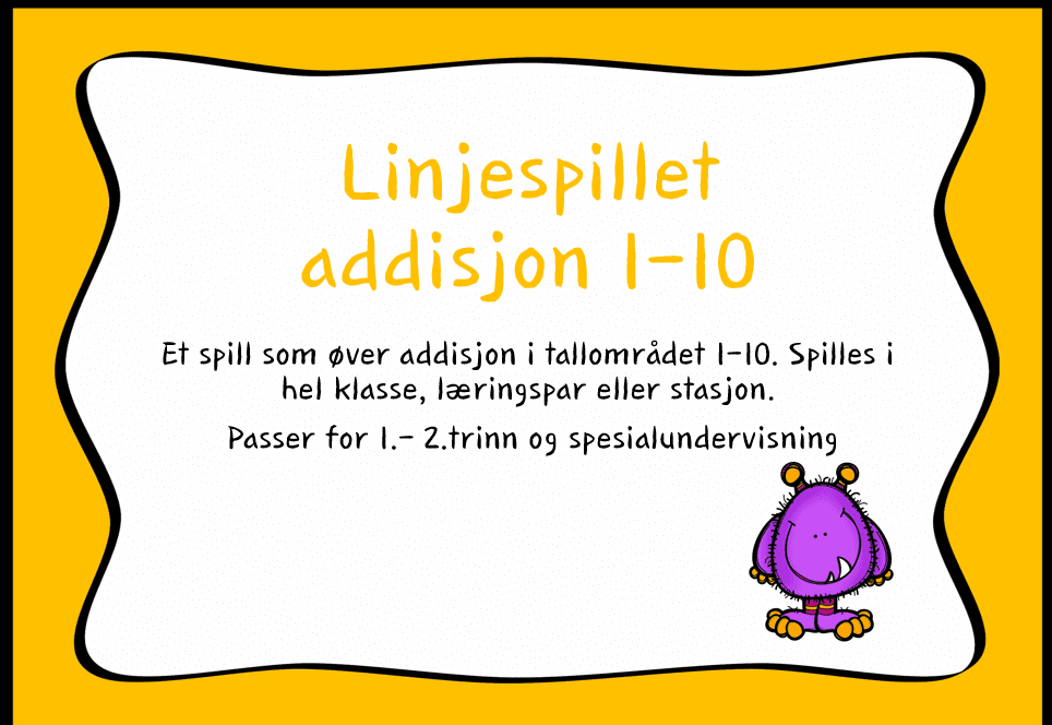 Linjespillet_addisjon til 10