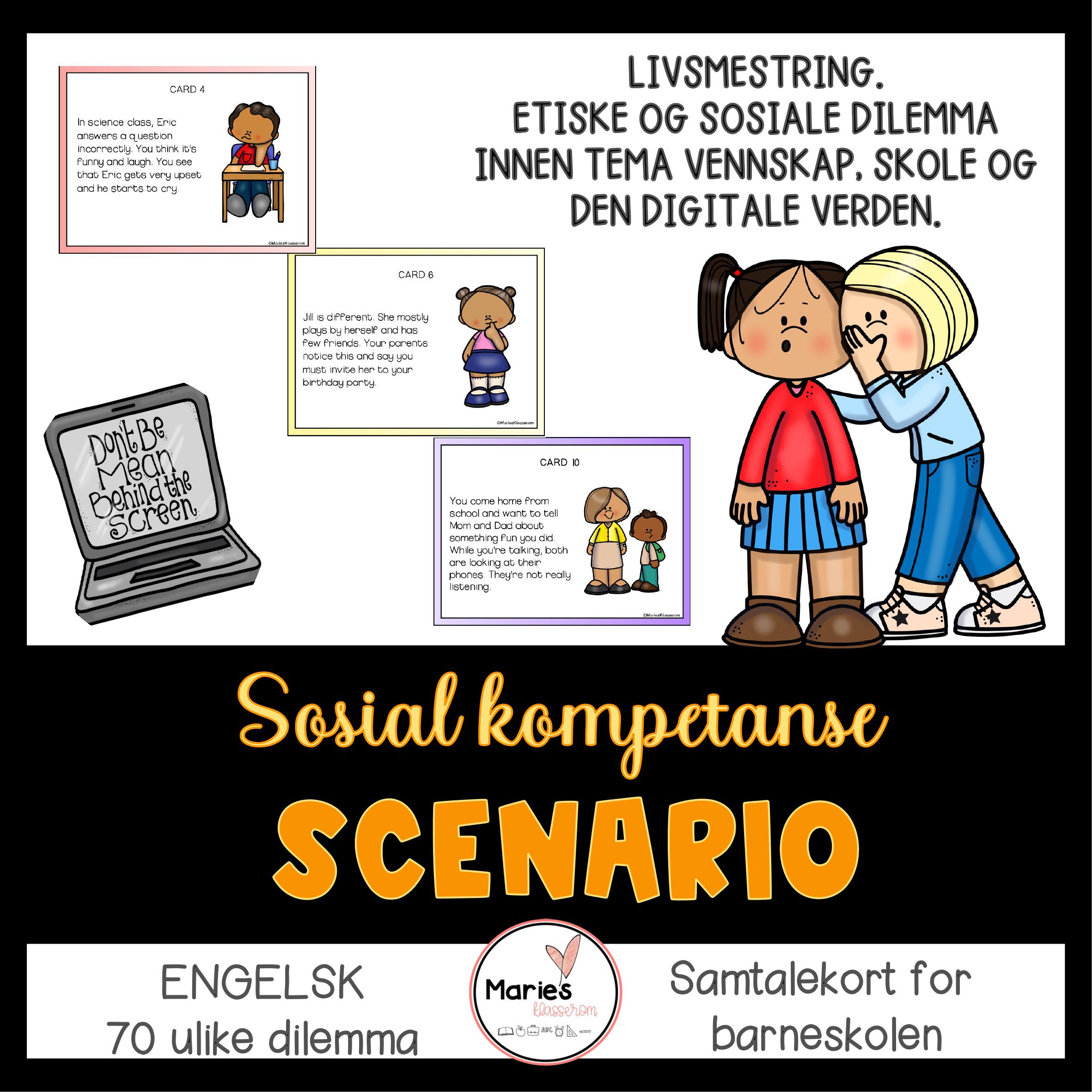 SCENARIO ethical and social dilemmas