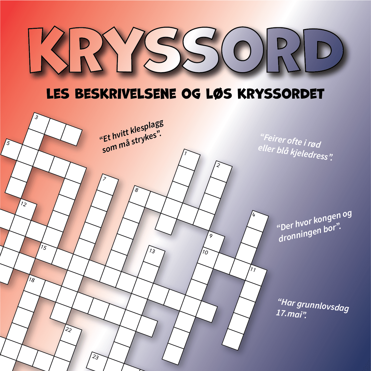 17. mai – kryssord