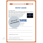 Rocket League – Leseforståelse, 4 tekster med spørsmål