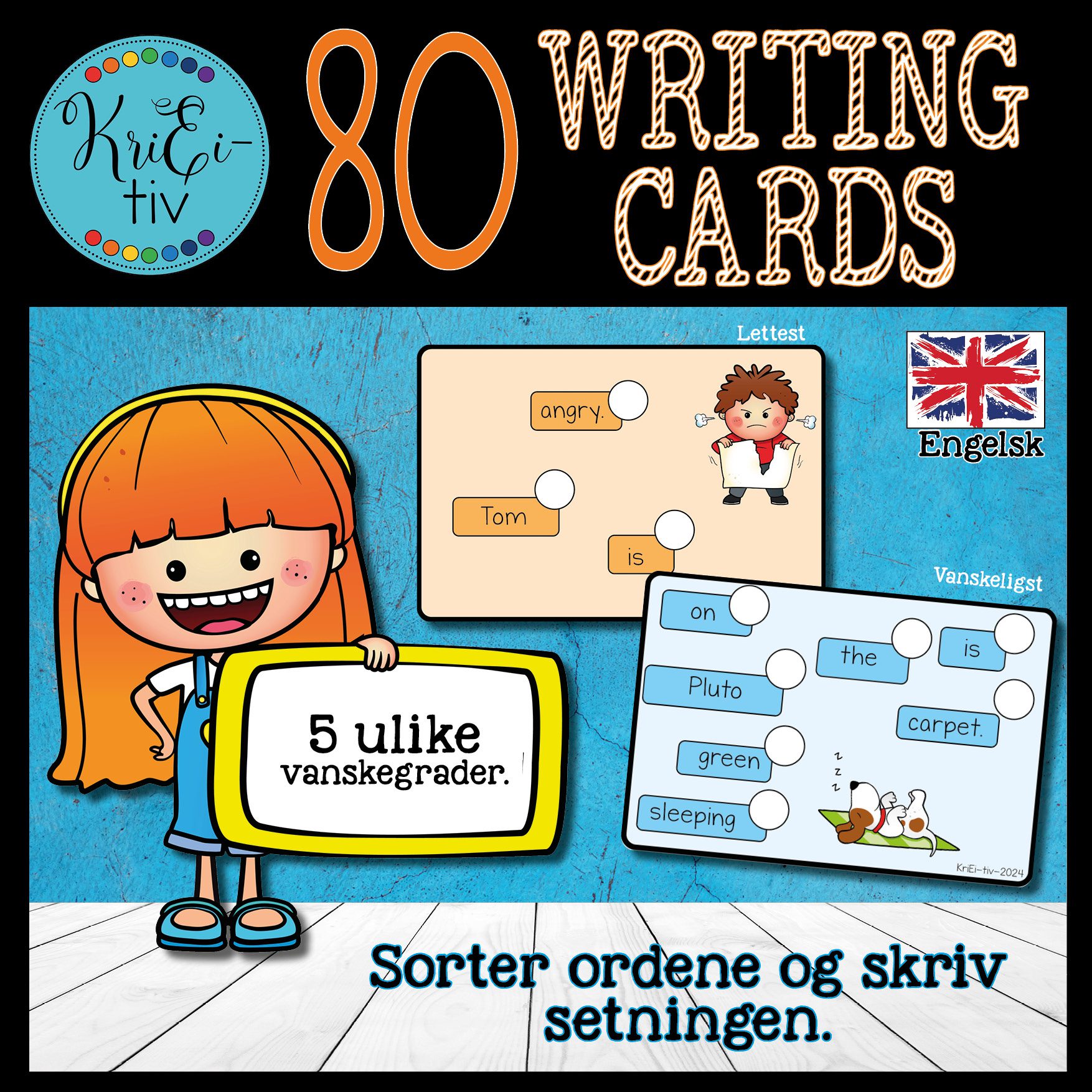 80 WRITING CARDS 🇬🇧