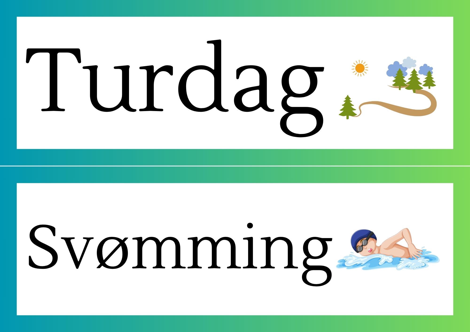 82 stk dagsplankort - tavlekort - Bilde 6