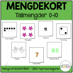 Mengdekort – tallmengder 0-10