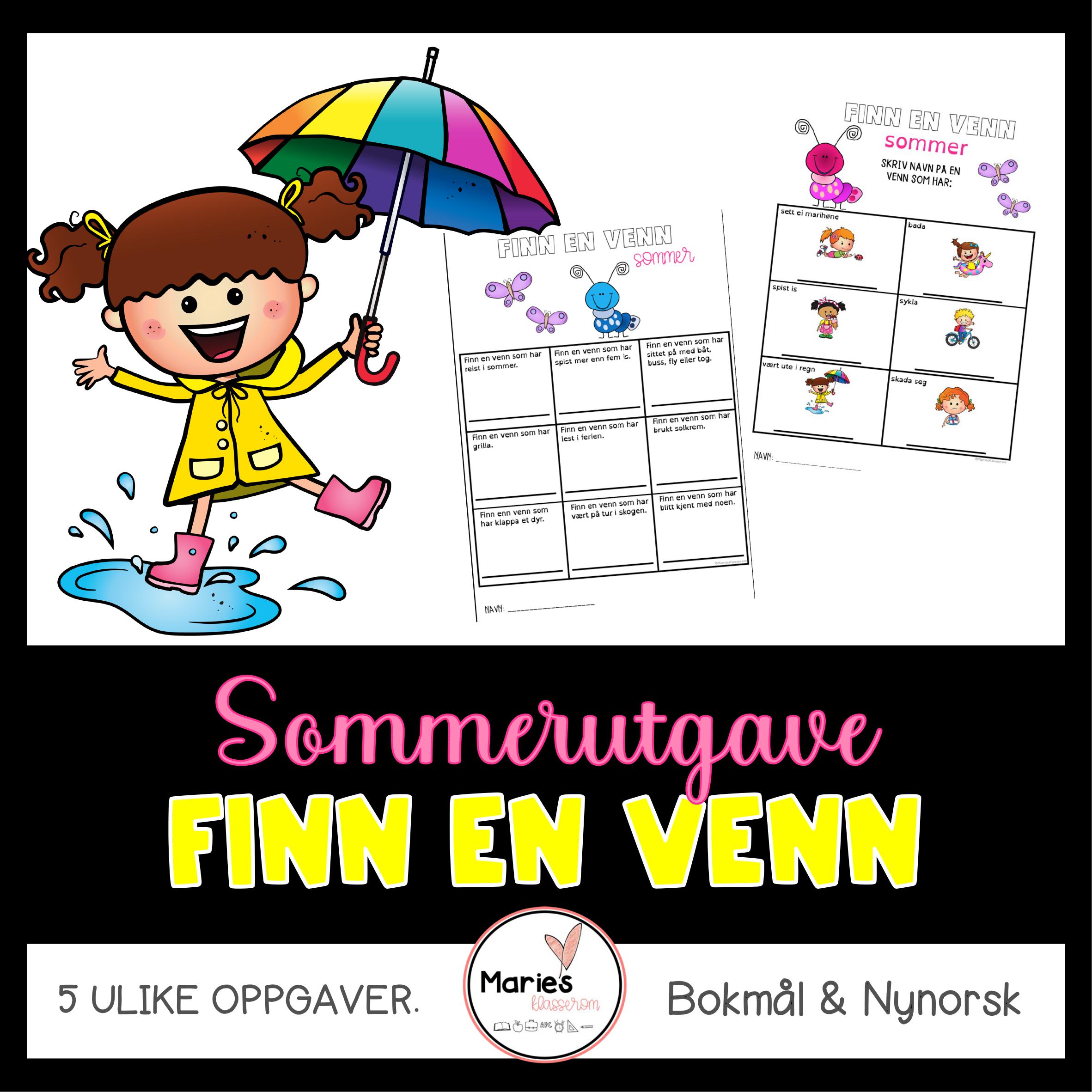 Finn en venn SOMMER