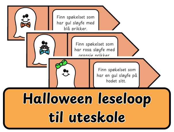 Halloween leseloop til uteskole