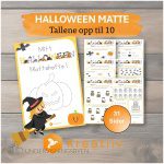 Halloween matte – opp til 10