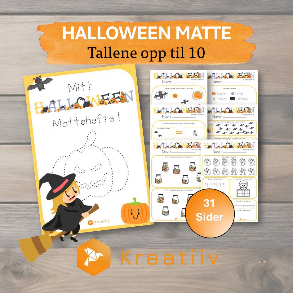 Halloween matte – opp til 10