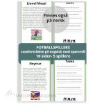 Engelsk leseforståelse fotballspillere