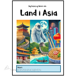 Jeg leser og lærer om land i Asia