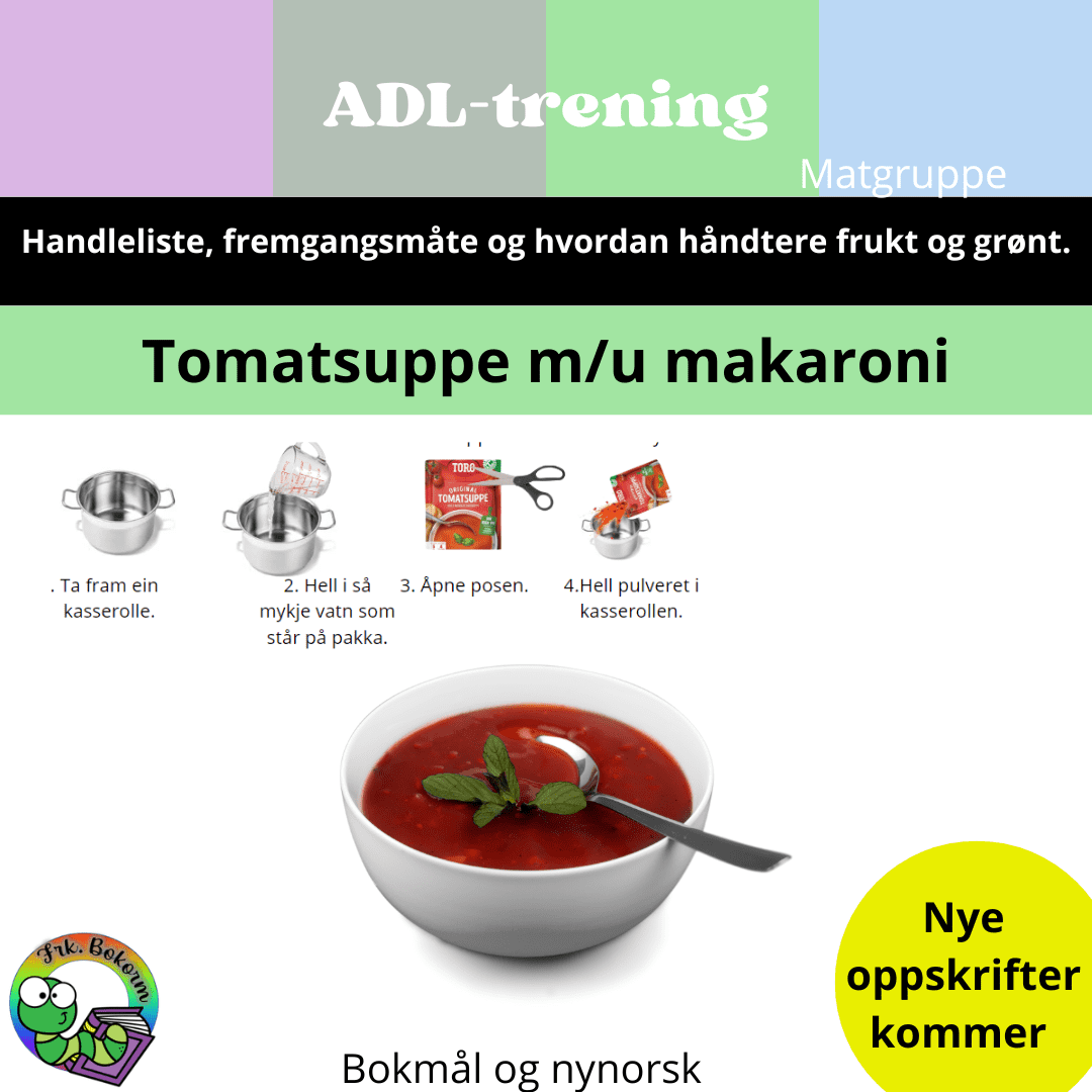 ADL-trening matgr. Tomatsuppe BM/NN