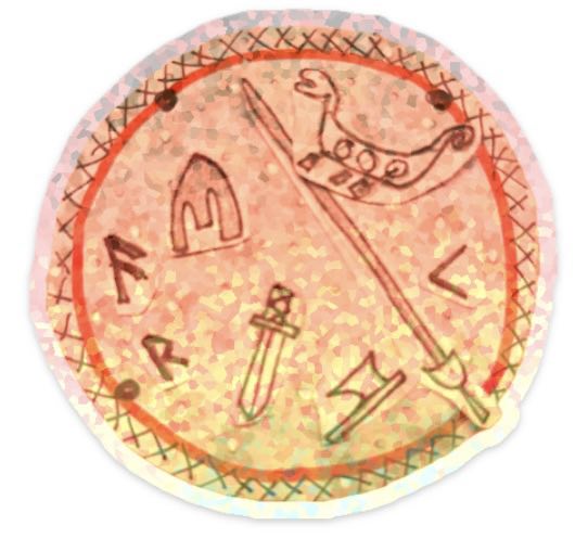Spill med vikingsymboler, "dobbel"/ "spot it" - Bilde 9