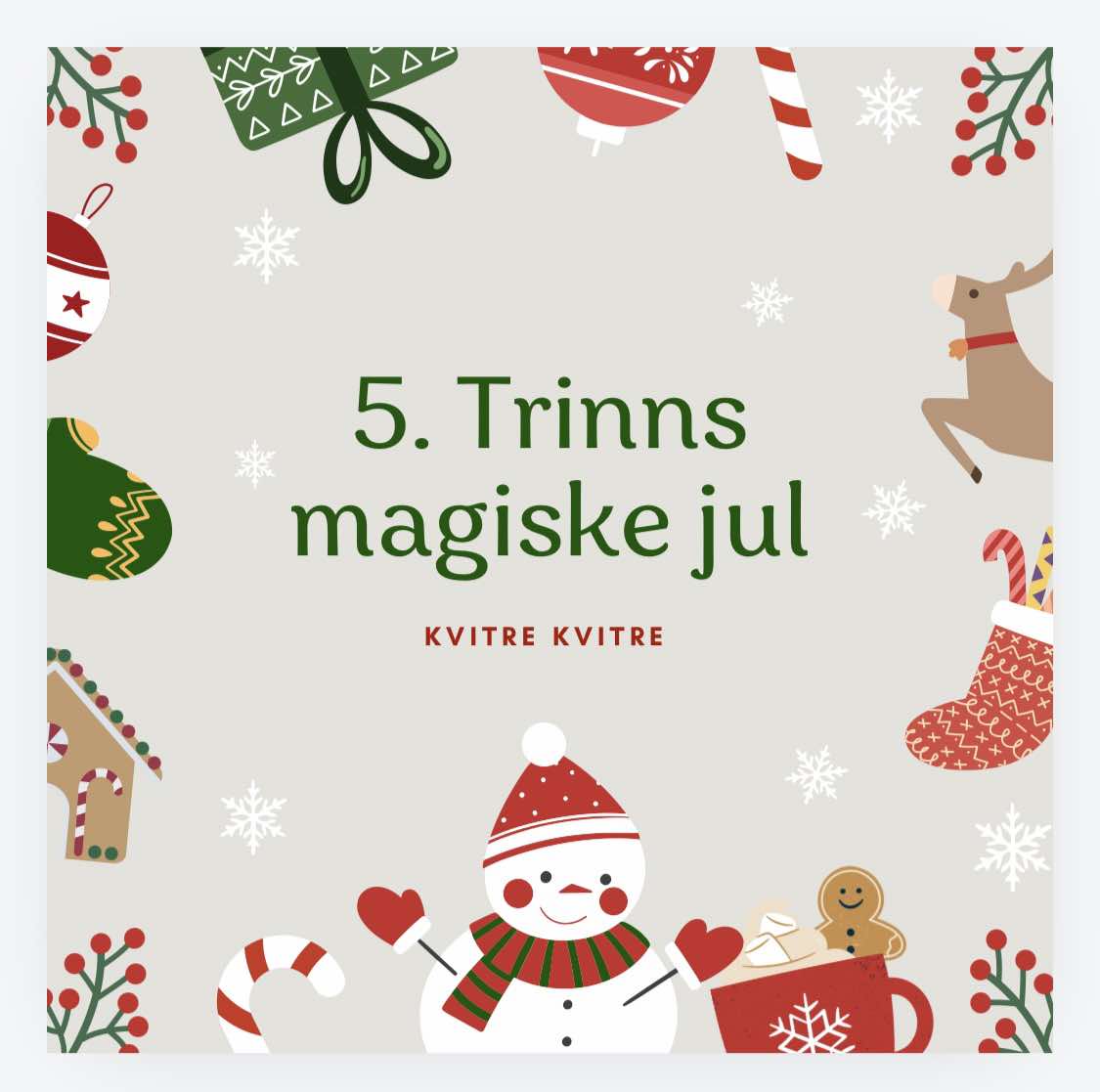 Julekalender til klassen