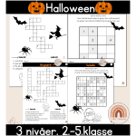 Halloween kryssord og suduko!