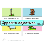 Opposite adjectives