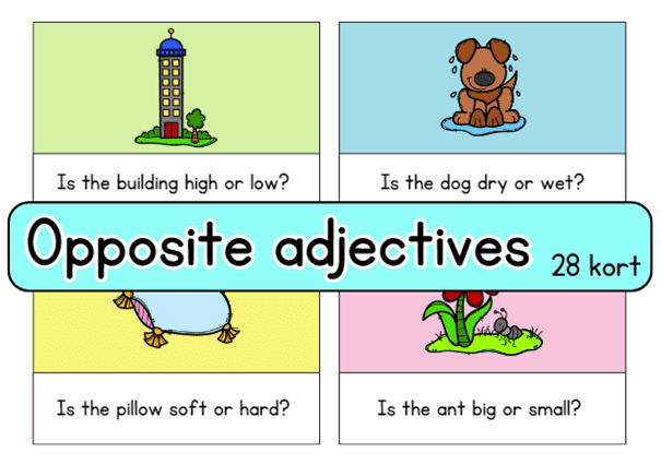 Opposite adjectives