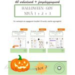 Halloween-gøy. Nivå 1, 2 & 3