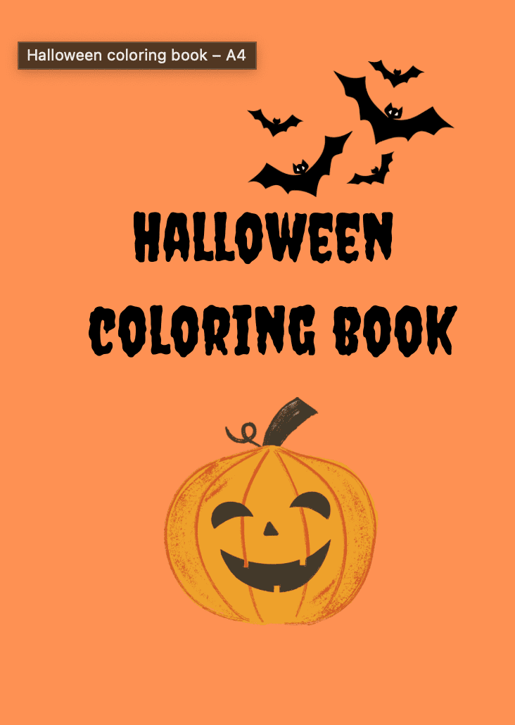 Halloween coloring