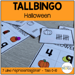 Bingo – tallforståelse 0-10 – Halloween-tema