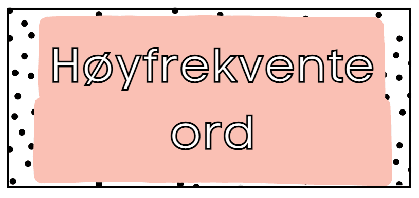 Høyfrekvente ord