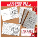 Julehefte med Dinosaur-tema!