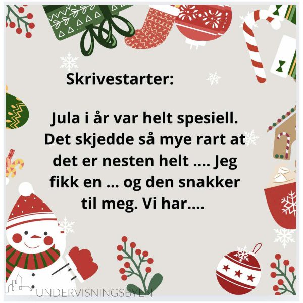 Skrivestarter til desember - Bilde 4