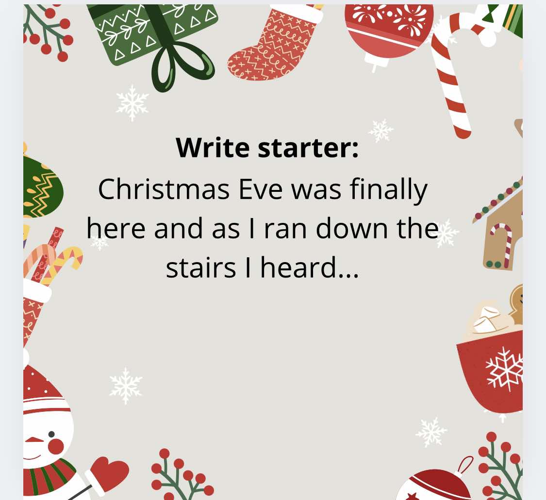 Skrivestarter til desember - Bilde 6