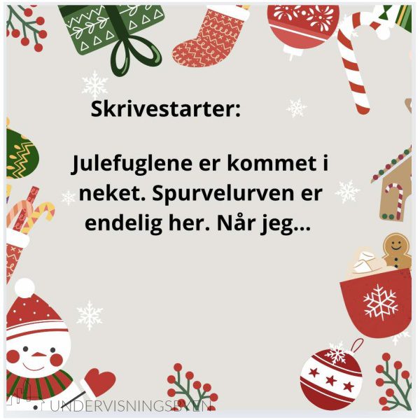 Skrivestarter til desember - Bilde 2