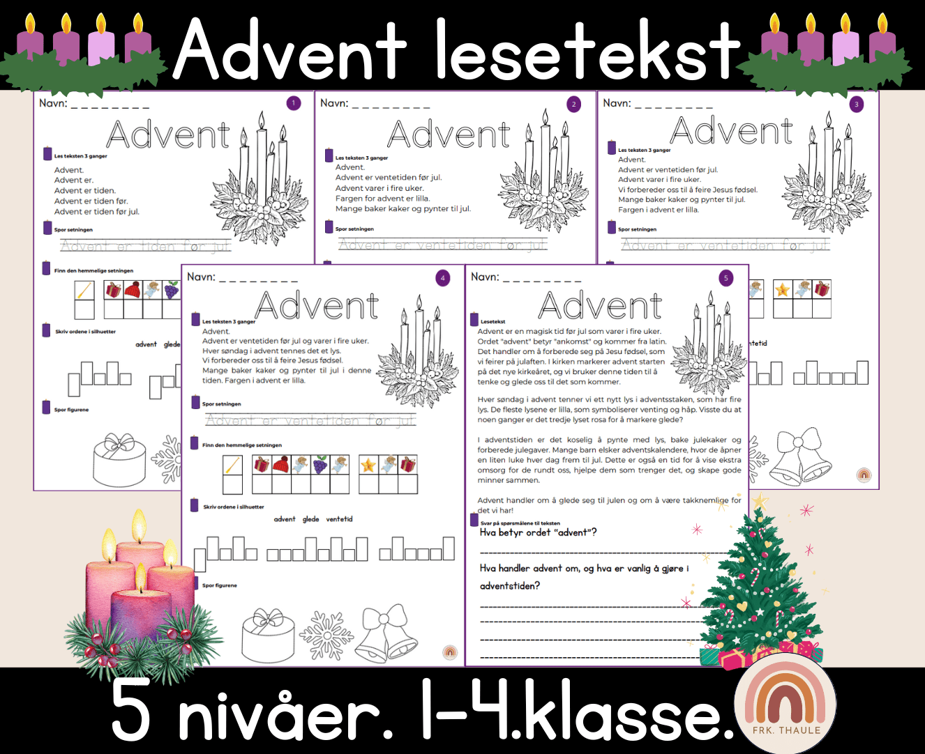 🎄Lesetekst om Advent🎄