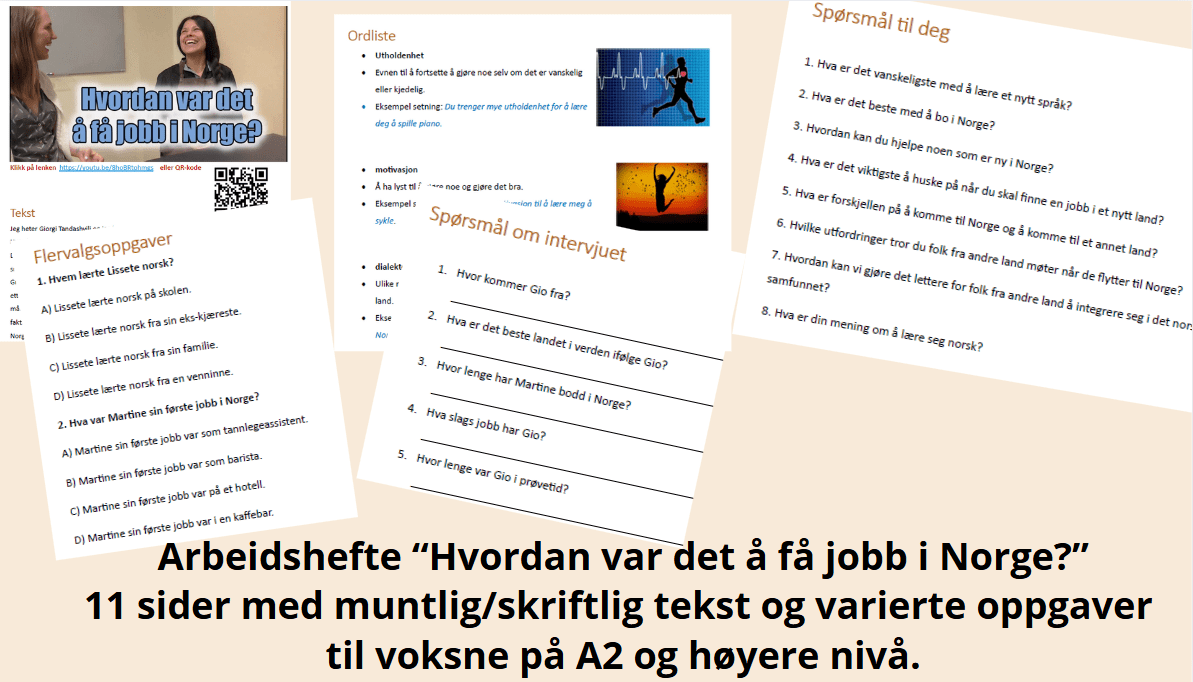 Hvordan var det å få jobb i Norge?-Intervju