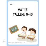 Mattehefte tallene 0-10