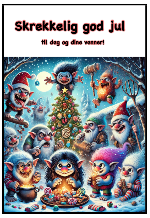 Skrekkelig god jul – BM – (ca) 2.-4.trinn