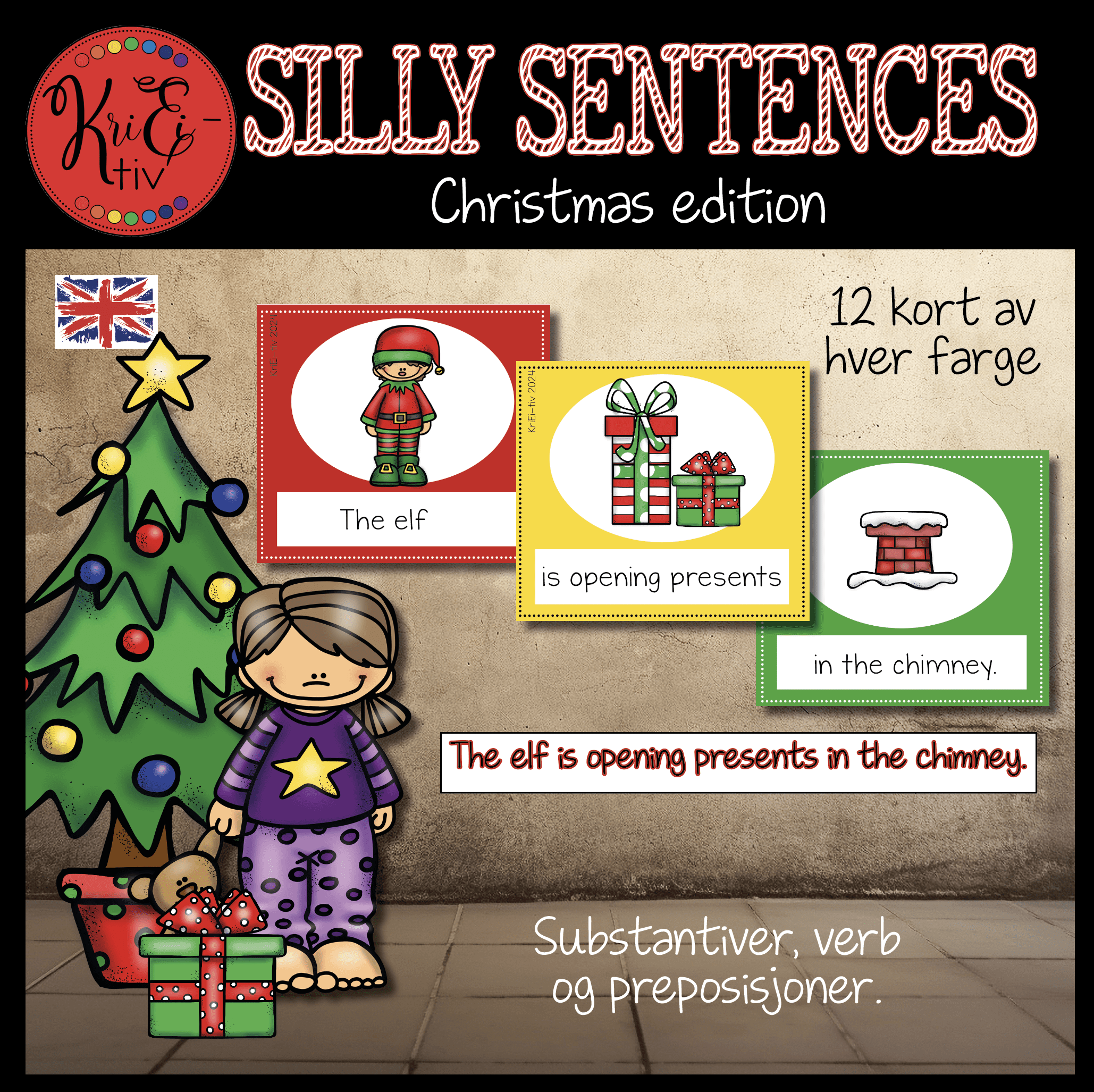 Silly sentences Christmas edition 🇬🇧