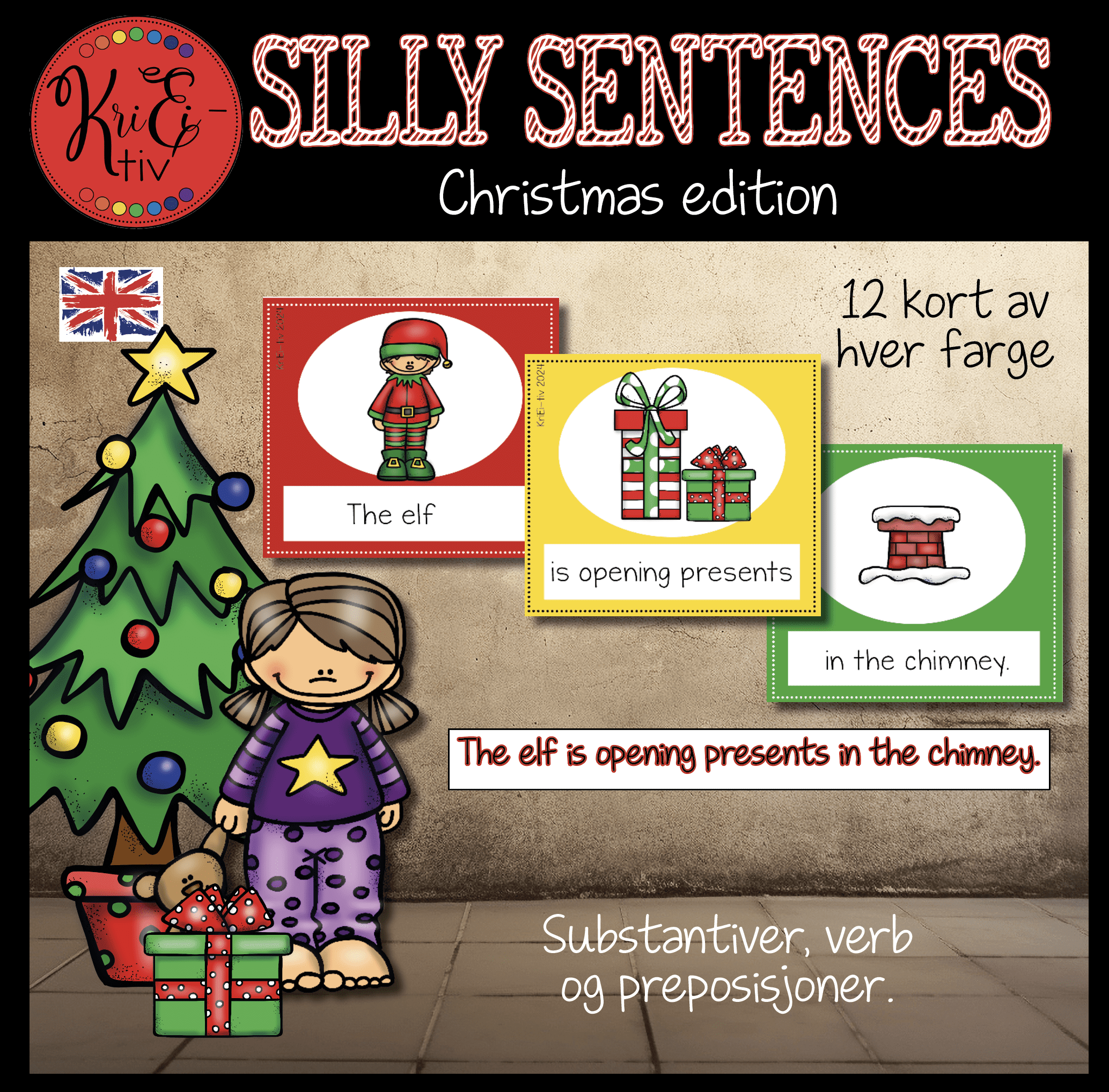 Silly sentences Christmas edition 🇬🇧