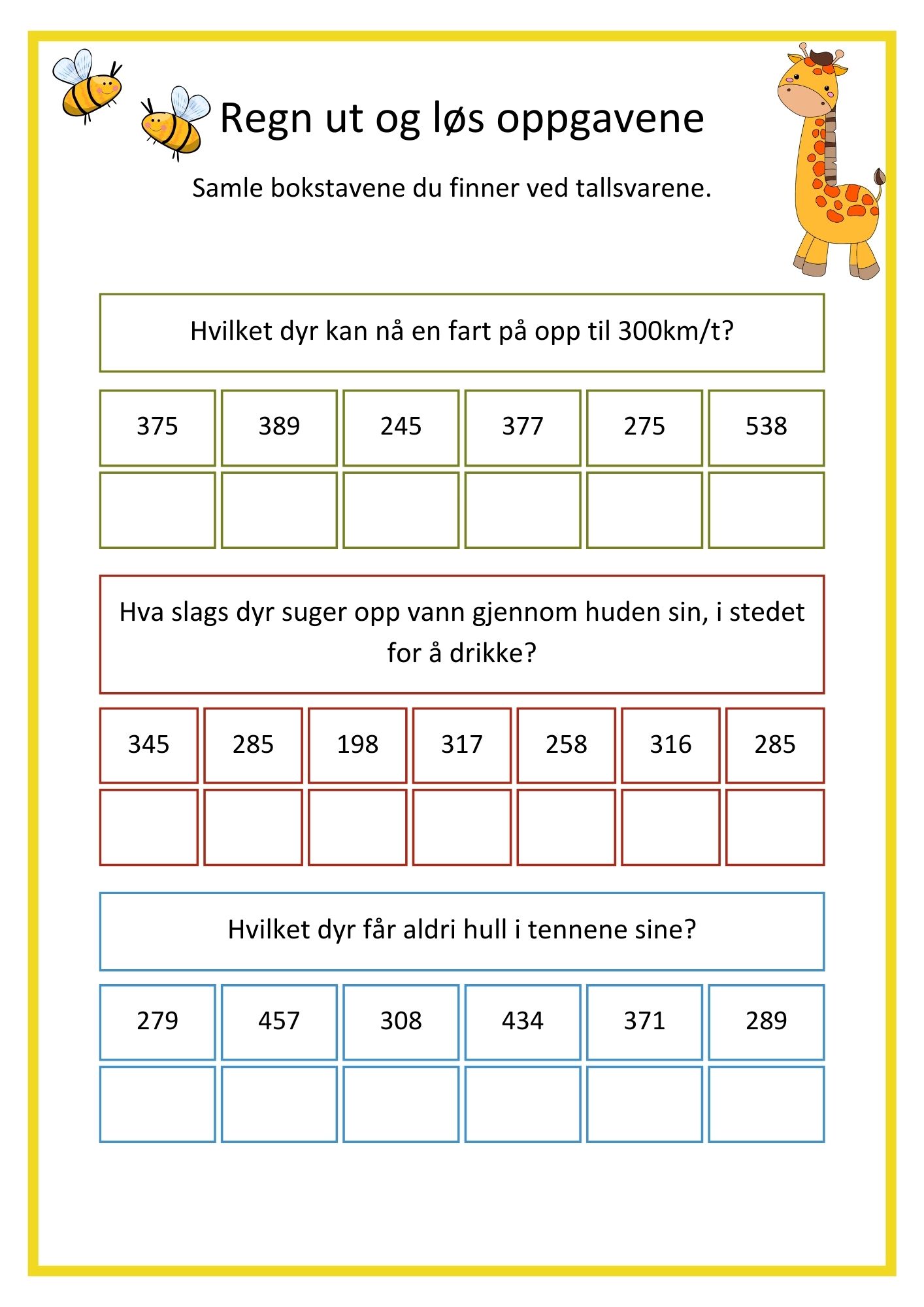 SAMLEPAKKE - Addisjon og subtraksjon oppstilling MED tierovergang - to-og tre sifre - 280 regnestykker med fun fact oppgaver - Bilde 10